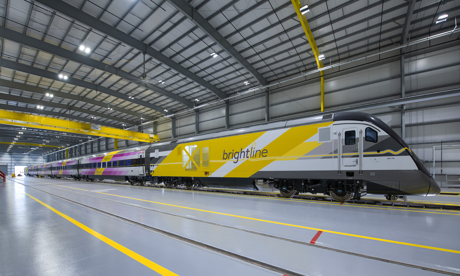 Brightline Vehicle Maintenance Facility Interior